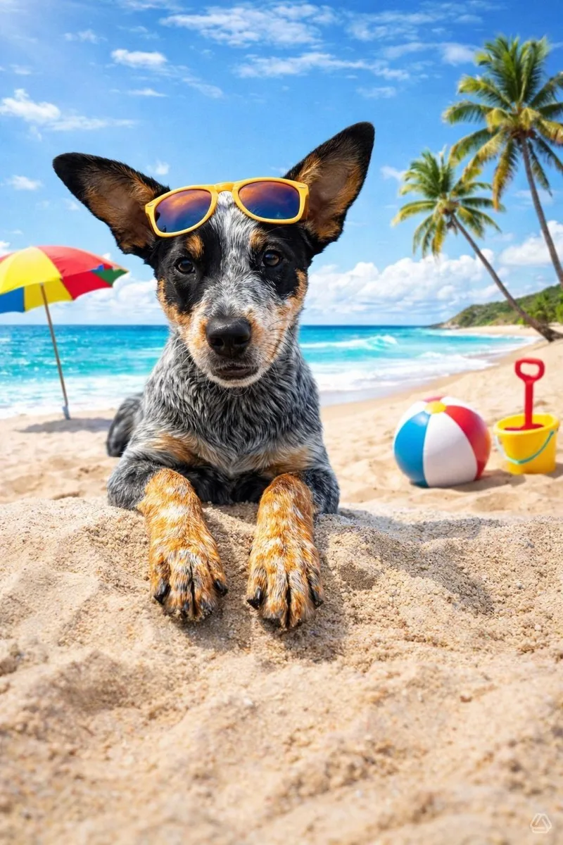 A baby medium-sized male Australian Cattle Dog / Blue Heeler dog named Mario for adoption in Aguanga, CA