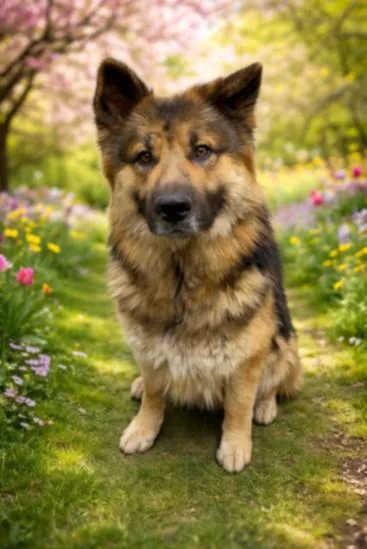 A young large-sized male German Shepherd Dog dog named Oliver for adoption in Los Angeles, CA