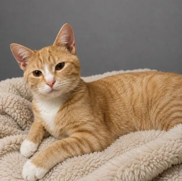A young large-sized male Tabby (Orange / Red) Tabby cat named Hudson for adoption in Andover, MN