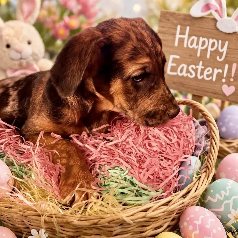 A baby medium-sized male Brown / Chocolate Mixed Breed dog named Mark Sloan for adoption in Fredericksburg, VA