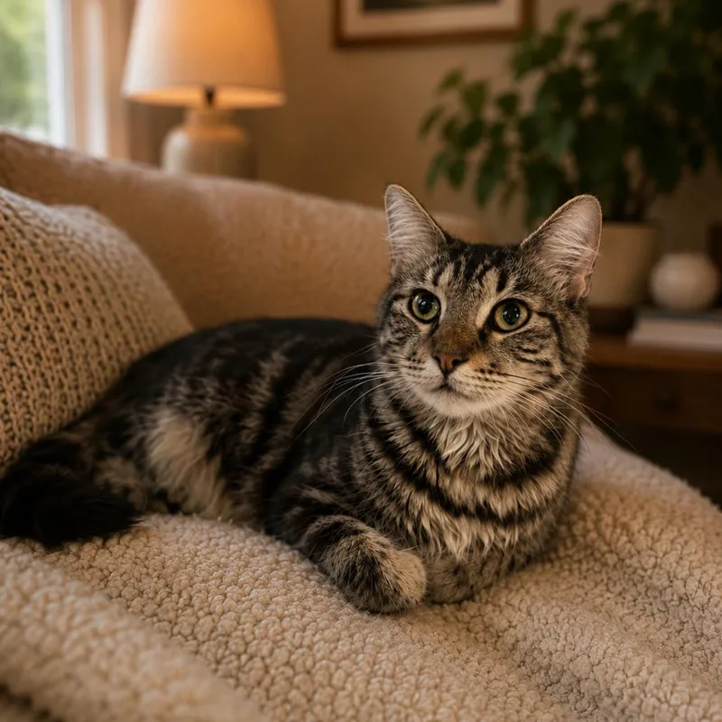 A young small-sized female Brown / Chocolate Domestic Medium Hair cat named Marisol for adoption in Tustin, CA