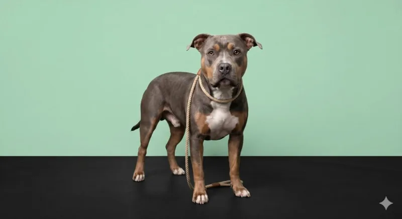 An adult large-sized male Pit Bull Terrier dog named Thomas for adoption in Los Angeles, CA