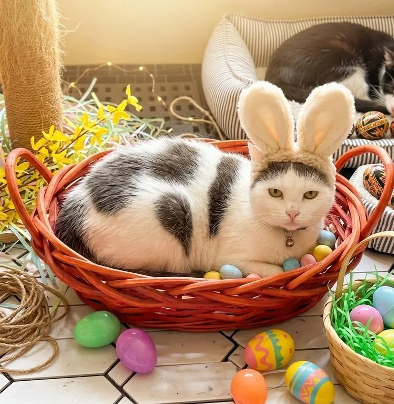 An adult medium-sized female Gray & White Domestic Medium Hair cat named Lily for adoption in largo, FL