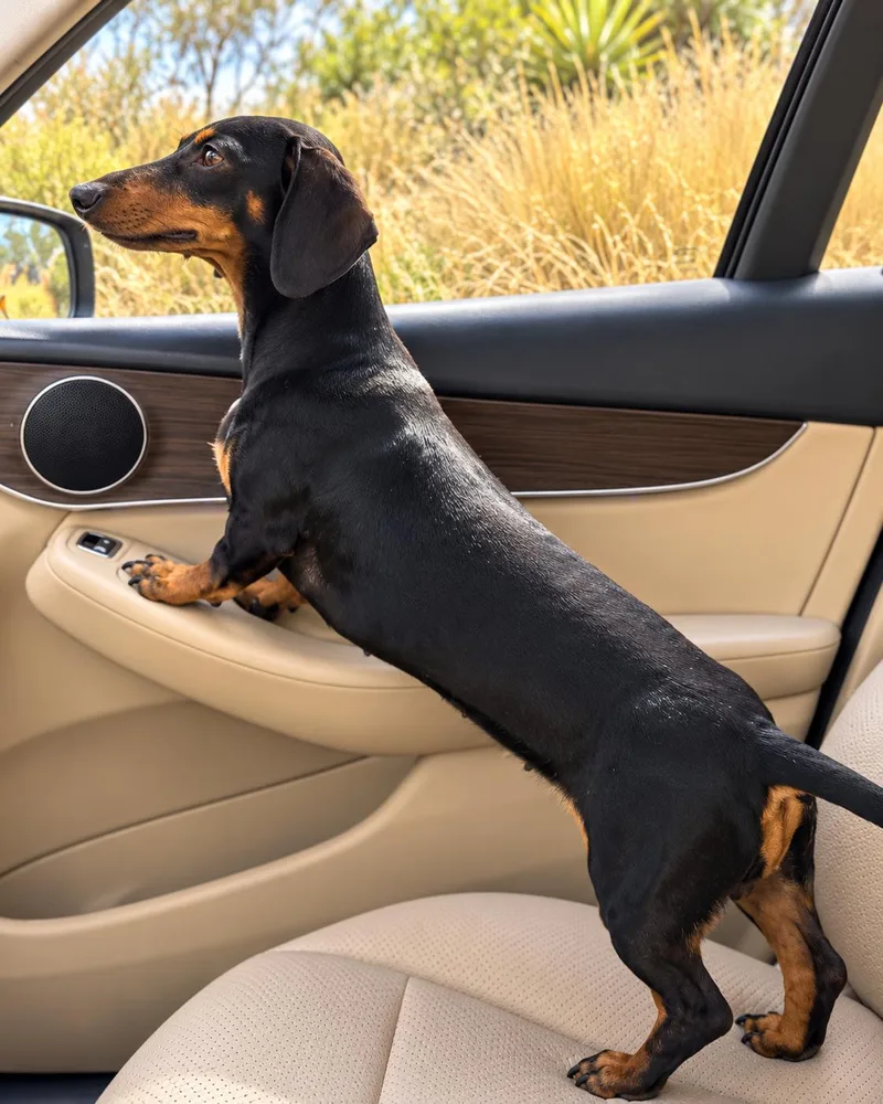 A young small-sized female Dachshund dog named Cleo for adoption in Los Angeles, CA