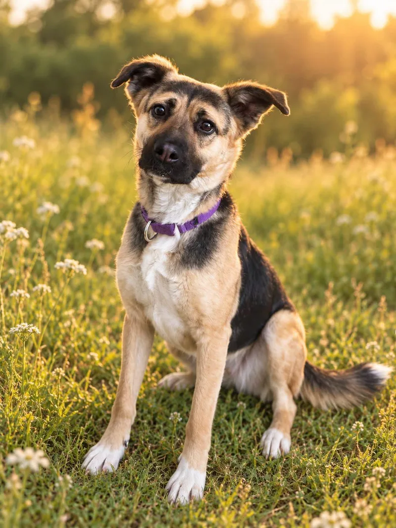 A young large-sized female Shepherd dog named Francis for adoption in Salamanca, NY