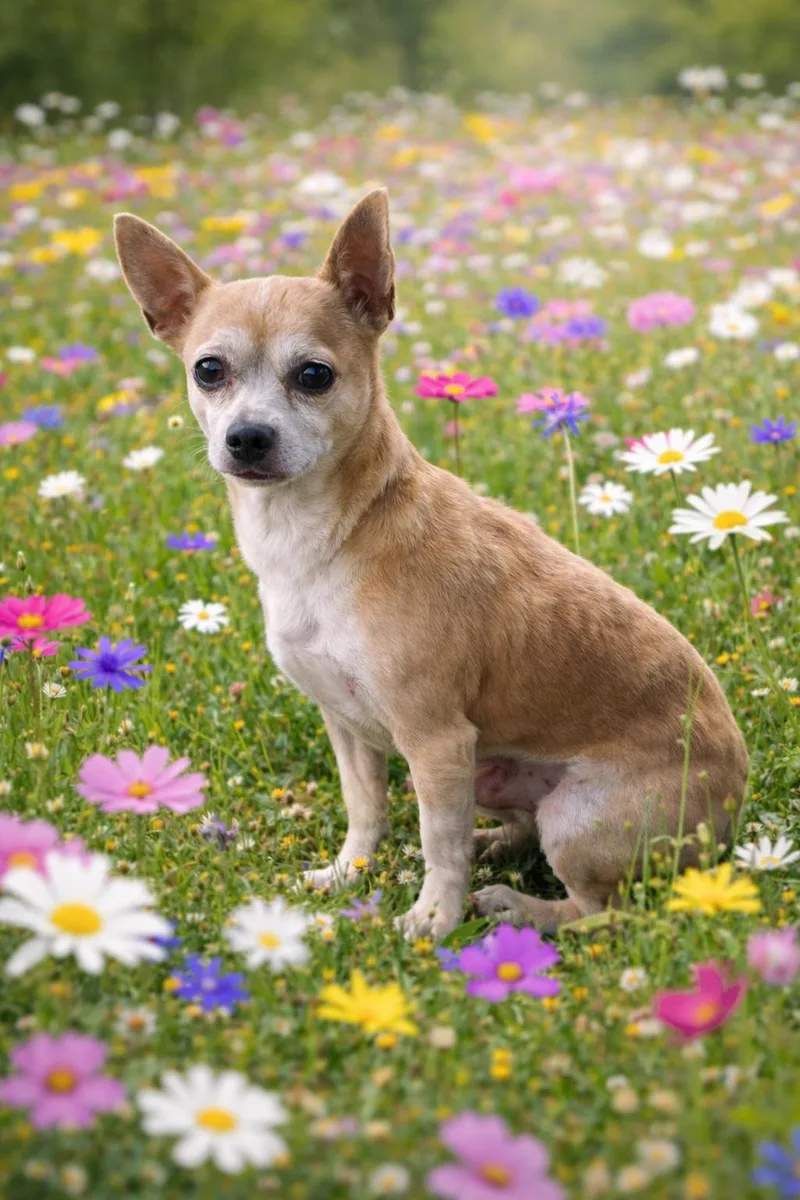 A senior small-sized male Chihuahua dog named Ace for adoption in warrenville, SC