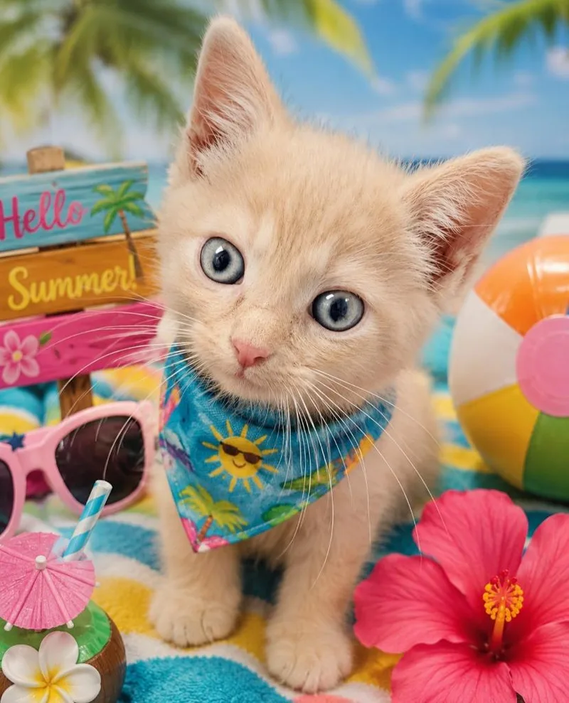 A baby small-sized male Domestic Short Hair cat named Zazu for adoption in Washington Court House, OH