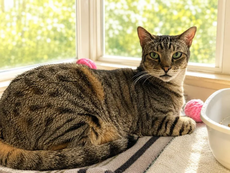 An adult small-sized male Domestic Short Hair cat named Tigger for adoption in Sebastian, FL