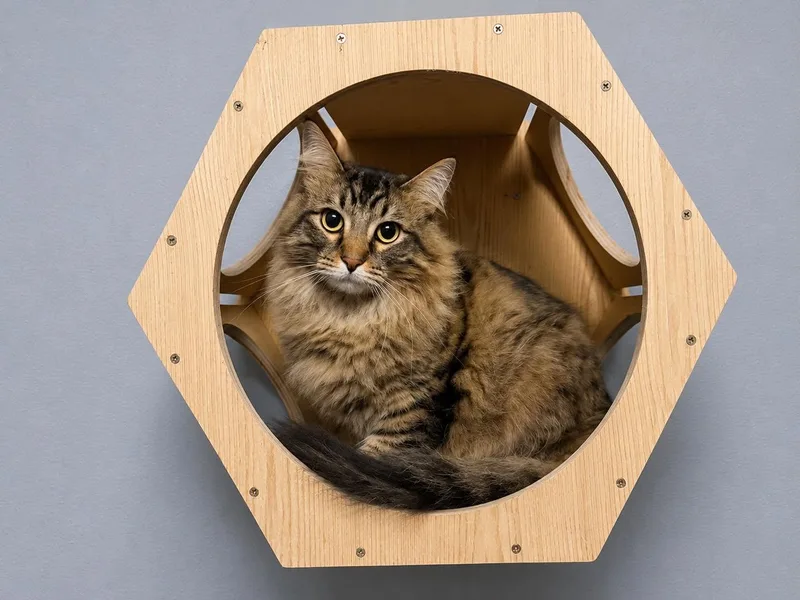 A young medium-sized male Tabby (Brown / Chocolate) Domestic Medium Hair cat named Murray for adoption in Sioux Falls, SD