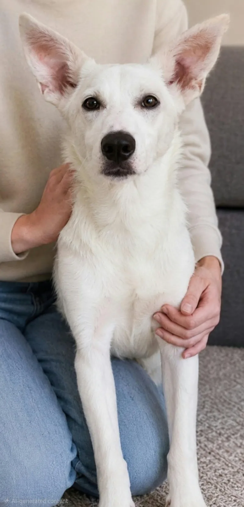 An adult large-sized female Shepherd dog named Clover Simone for adoption in Minneapolis, MN