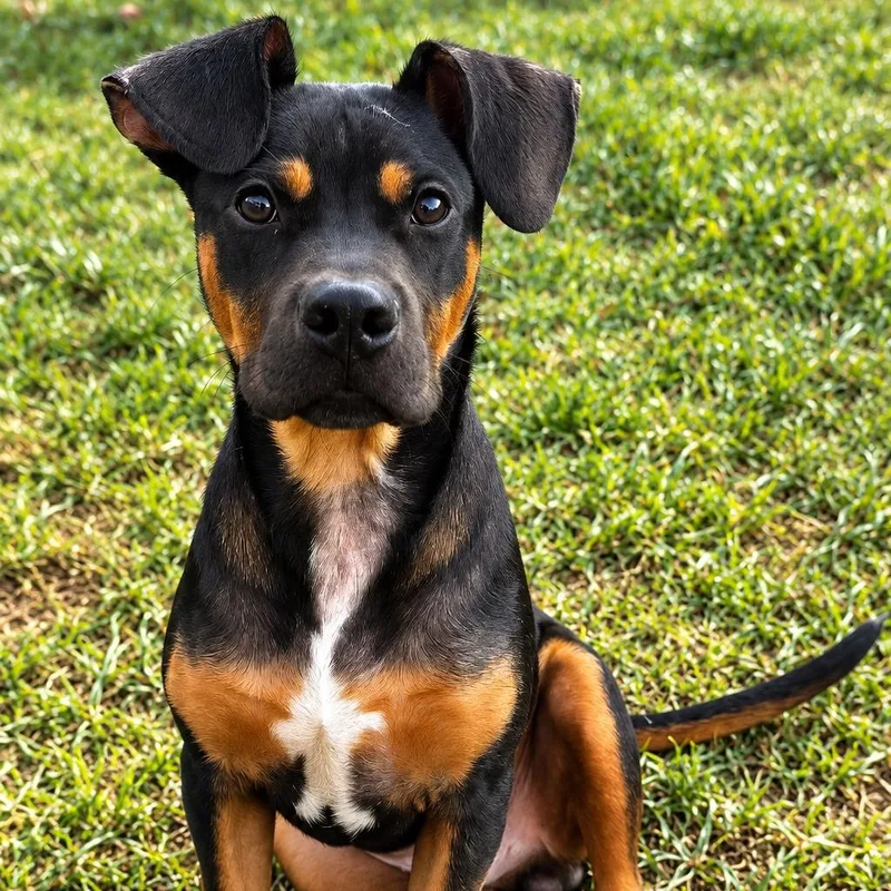 A young medium-sized male Basset Hound dog named Atlas for adoption in Cartersville, GA