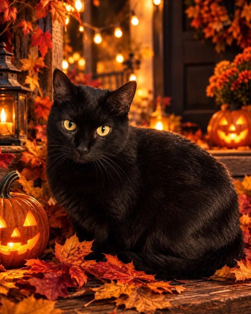 An adult medium-sized female Black Domestic Short Hair cat named Sabrina for adoption in Battle Ground, WA