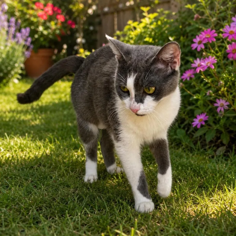 An adult medium-sized female Gray / Blue / Silver Domestic Short Hair cat named Sirena for adoption in Boston, MA
