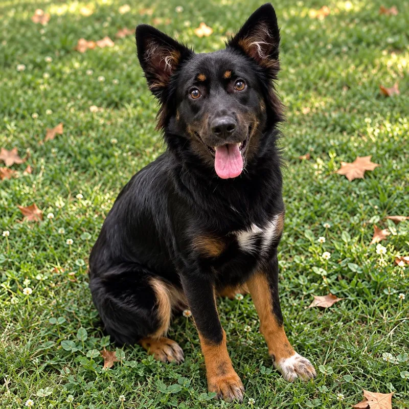 A baby medium-sized female German Shepherd Dog dog named Nikki for adoption in Hillsborough, NJ