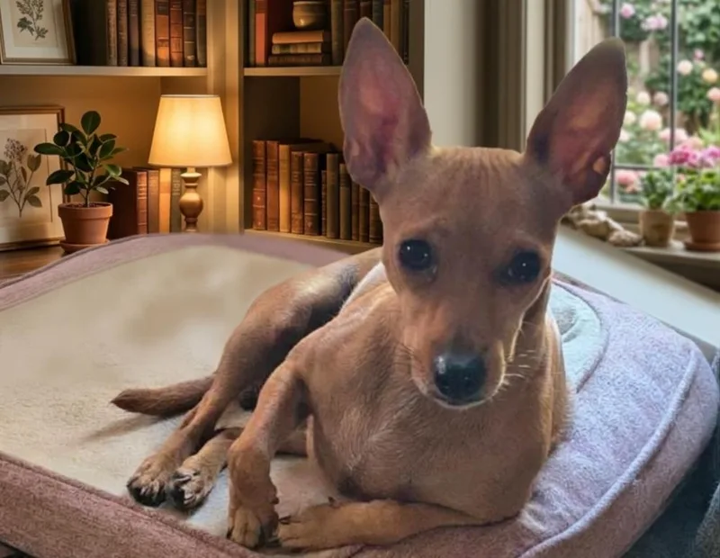 An adult small-sized female Terrier dog named Charlotte for adoption in Plymouth, MI