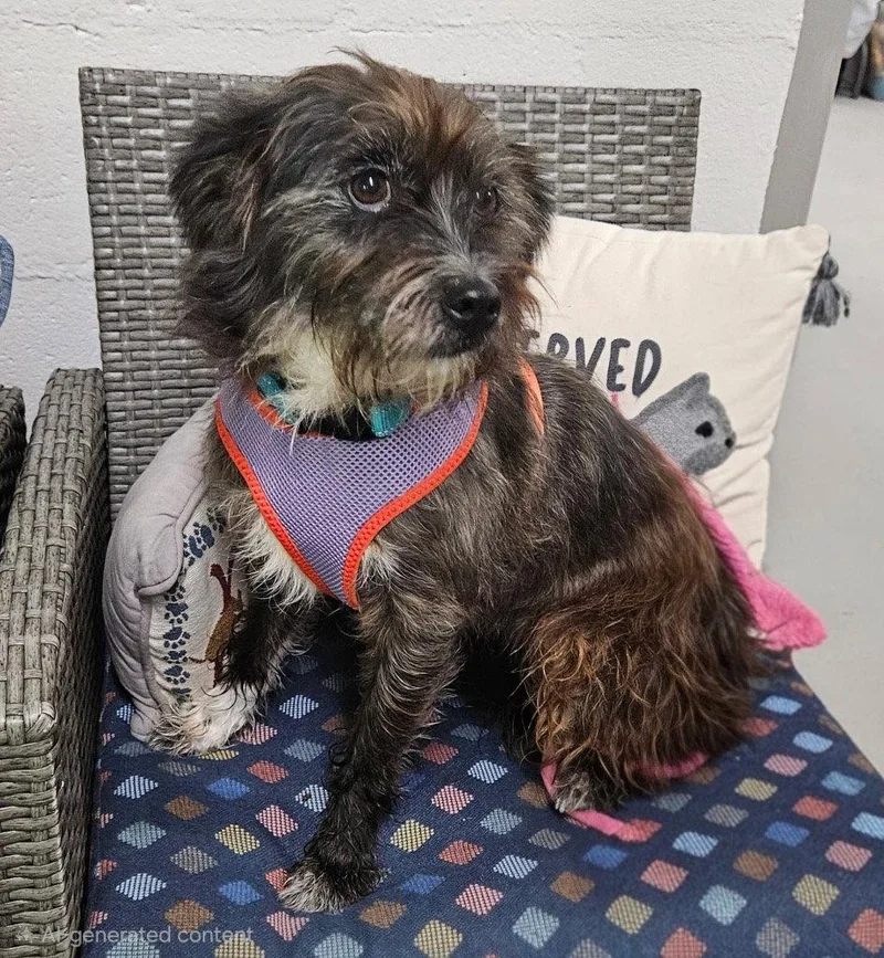 An adult small-sized female Terrier dog named Millee for adoption in Ellijay, GA