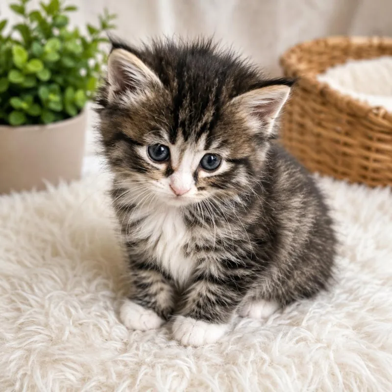 A young medium-sized female Domestic Short Hair cat named Kenya for adoption in Pittsfield, IL