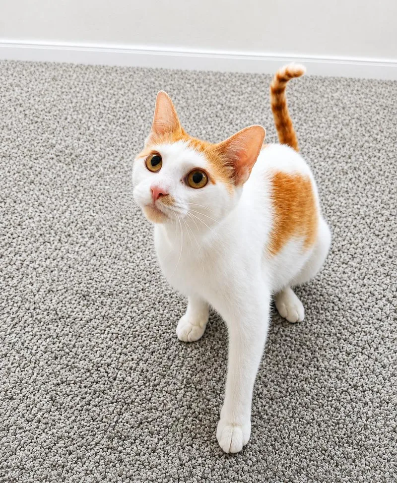 An adult small-sized female Orange & White Domestic Short Hair cat named Valencia for adoption in Homer Glen, IL