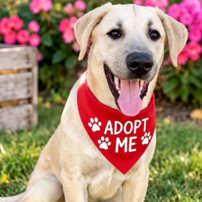 A young medium-sized male Labrador Retriever dog named Sonny for adoption in Kaufman, TX