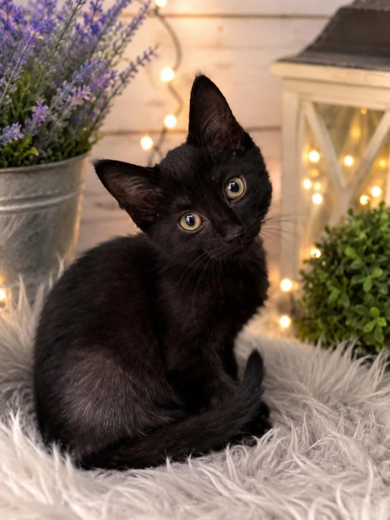 A baby small-sized female Domestic Short Hair cat named Narcissa for adoption in East Ridge, TN