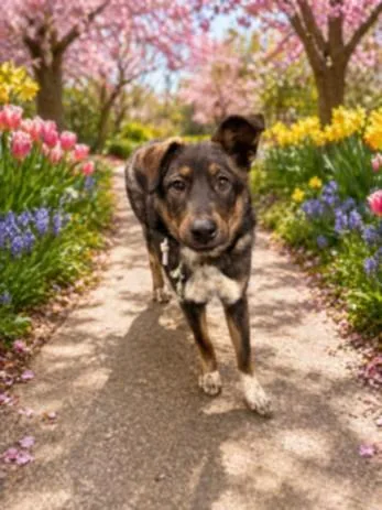 A young medium-sized male German Shepherd Dog dog named Lucky for adoption in Los Angeles, CA