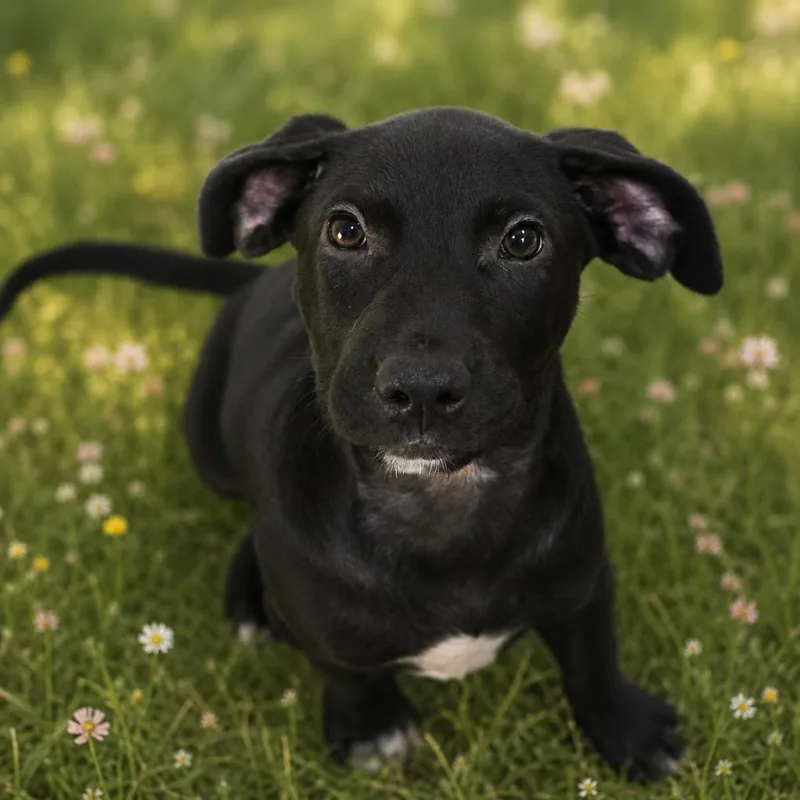 A baby medium-sized female Labrador Retriever dog named Codette for adoption in Saint Petersburg, FL
