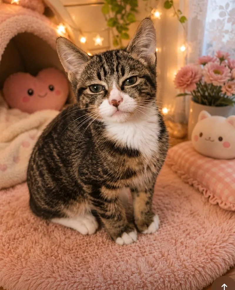 A young medium-sized male Domestic Short Hair cat named Malfoy for adoption in Richmond, VA