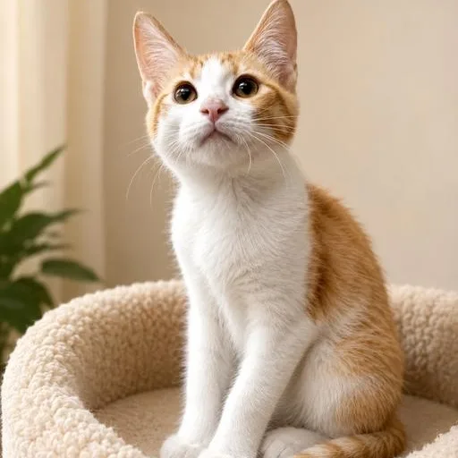 A baby medium-sized male Orange & White Domestic Short Hair cat named Drum for adoption in Cranston, RI