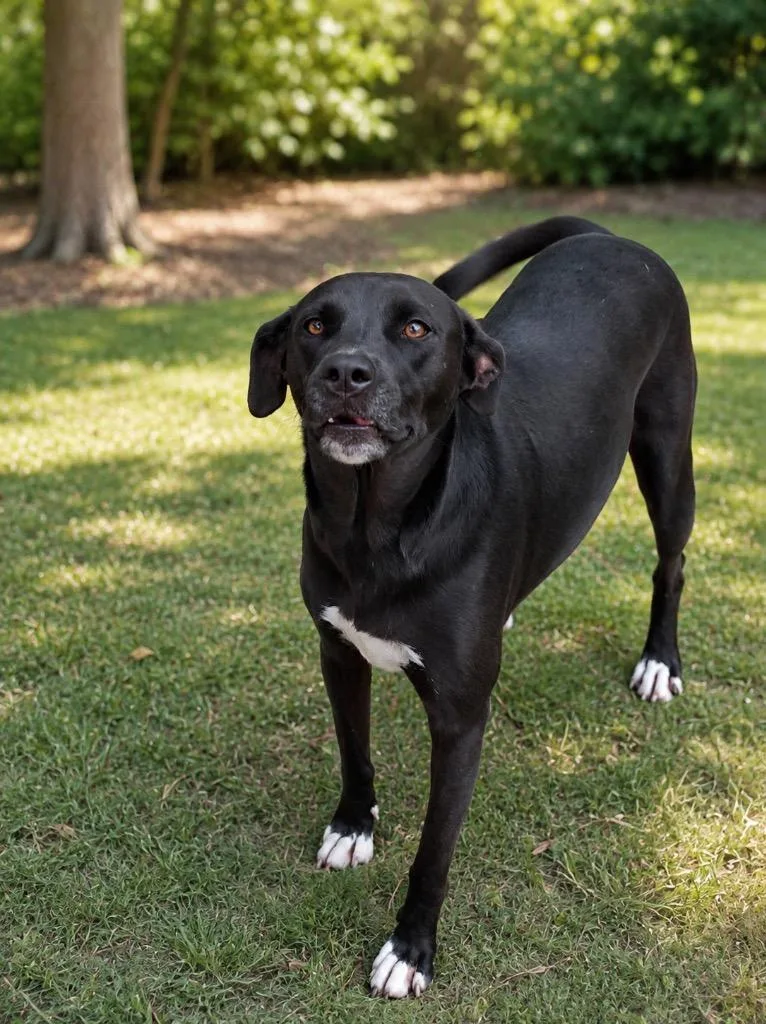A young medium-sized female Labrador Retriever dog named Serena for adoption in North Syracuse, NY