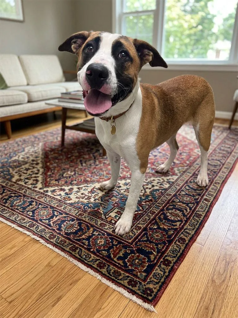 A young large-sized male Mixed Breed dog named Porkchop for adoption in Lavonia, GA