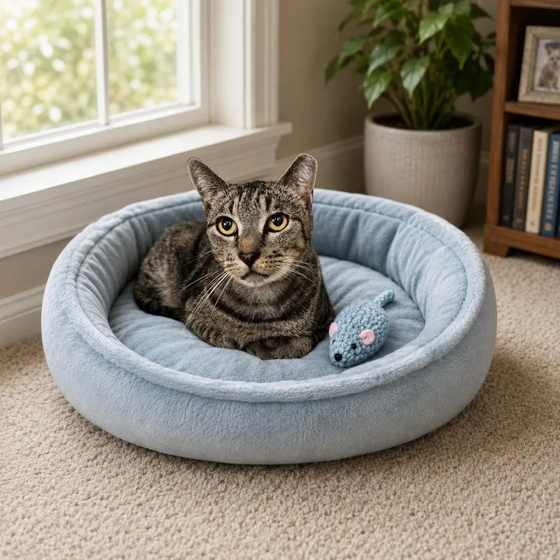 An adult medium-sized male Domestic Short Hair cat named King Louie for adoption in Dallas, TX