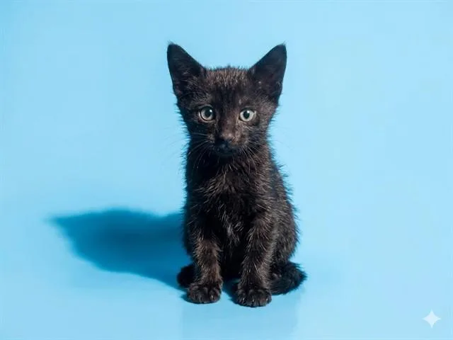 A baby small-sized male Domestic Short Hair cat named Bobbie for adoption in Jacksonville, FL