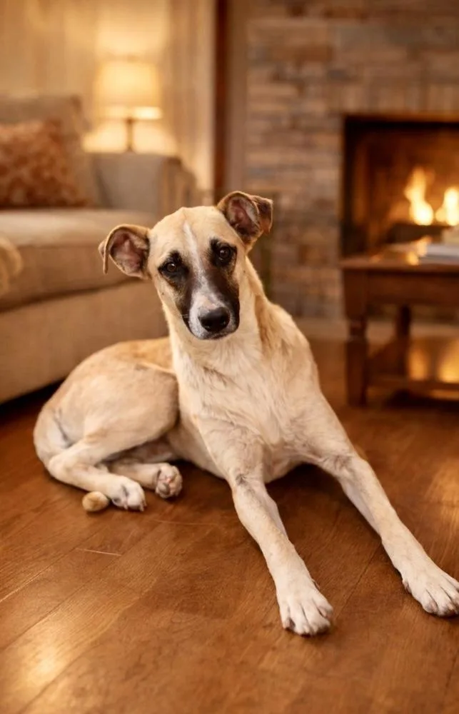 An adult medium-sized female Black Mouth Cur dog named Roma for adoption in Escondido, CA