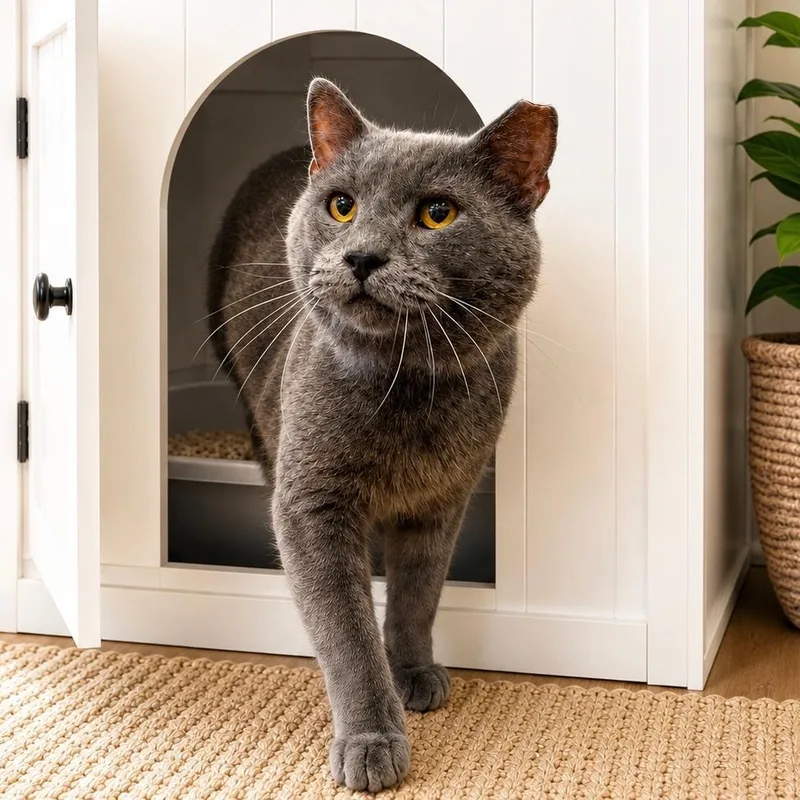 A young medium-sized male Gray / Blue / Silver Domestic Short Hair cat named Ash for adoption in Hopkinton, MA