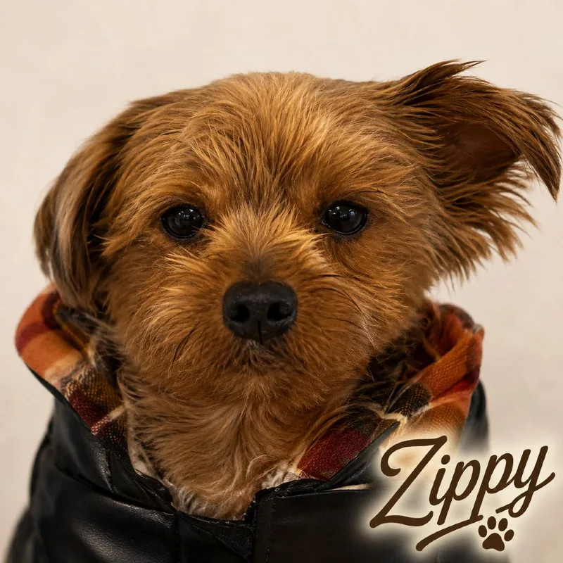 An adult small-sized male Yellow / Tan / Blond / Fawn Yorkshire Terrier dog named Zippy for adoption in Cleveland, TN