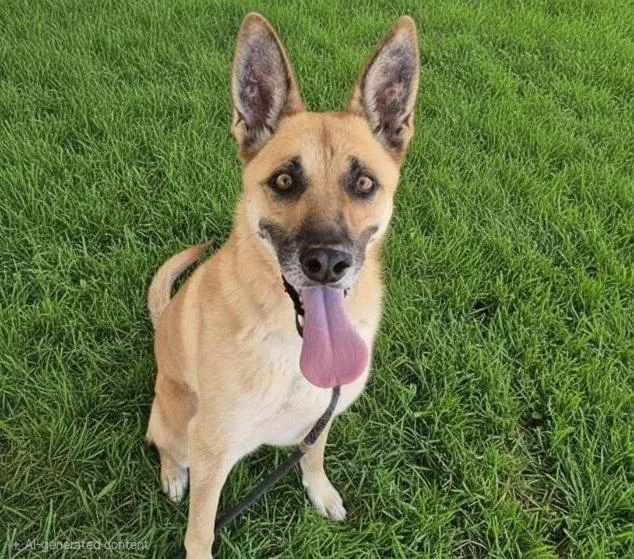 An adult medium-sized female German Shepherd Dog dog named Bernice for adoption in Albuquerque, NM