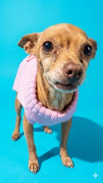 A senior small-sized female Mixed Breed dog named Pad Thai for adoption in Jacksonville, FL
