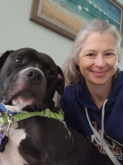 An adult large-sized male Mixed Breed dog named Big Midnight for adoption in Fairfax, VA