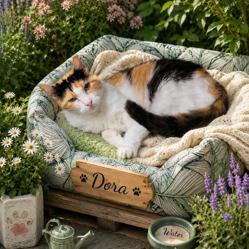 An adult medium-sized female Calico Domestic Short Hair cat named Dora for adoption in Boston, MA