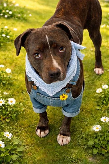An adult medium-sized female Mixed Breed dog named Mona for adoption in New Orleans, LA