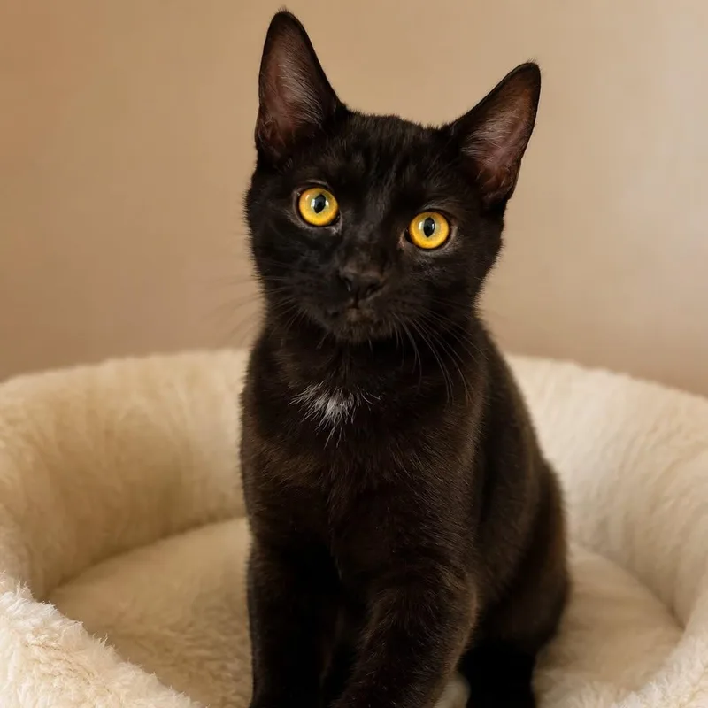 A baby medium-sized male Black Mixed Breed dog named Aesop for adoption in Cranston, RI