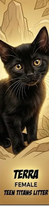A baby medium-sized female Domestic Short Hair cat named Terra for adoption in St. Albans, VT