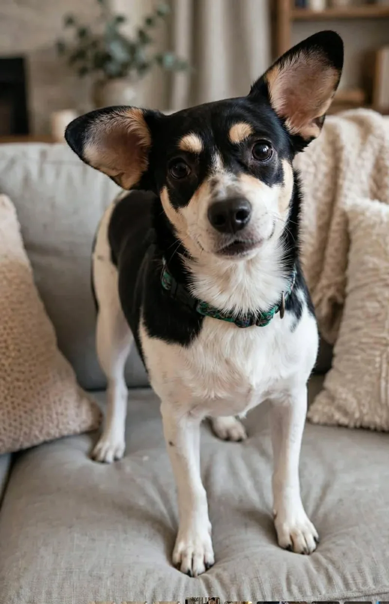 An adult small-sized male Black Fox Terrier dog named Milo for adoption in Wantagh, NY