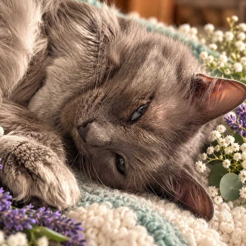 An adult large-sized female Domestic Long Hair cat named Calypso for adoption in Pottsboro, TX