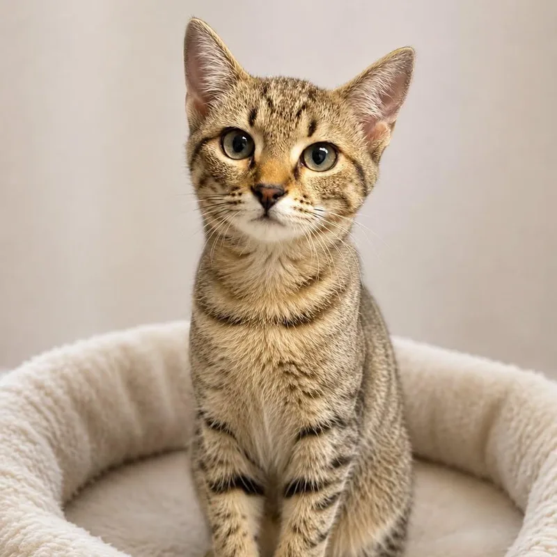 A baby medium-sized female Domestic Short Hair cat named Moms Mabley for adoption in Cranston, RI