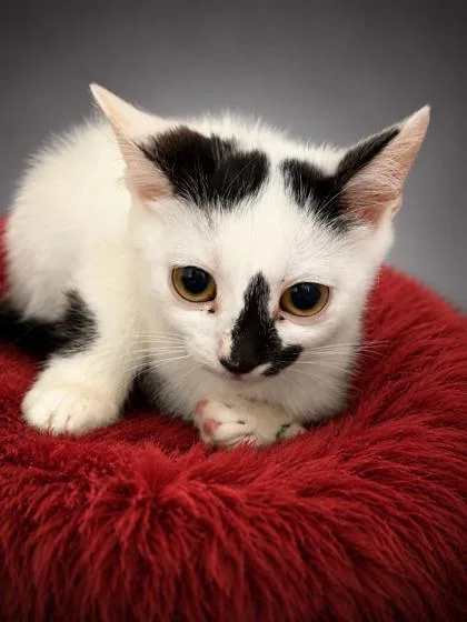 A baby small-sized female Domestic Short Hair cat named Excavator for adoption in Bowling Green, KY