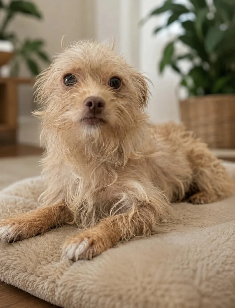 A young small-sized female Terrier dog named Stella for adoption in Allen, TX
