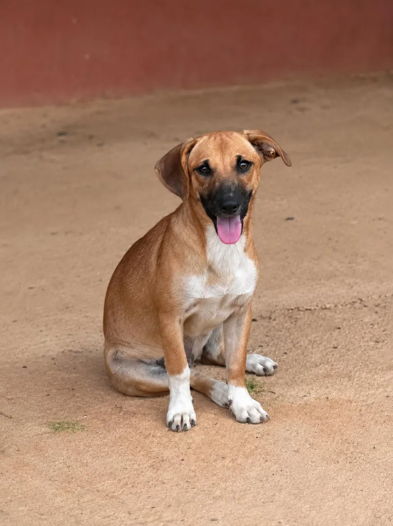 A baby small-sized female Mixed Breed dog named Canela for adoption in Rincon, PR