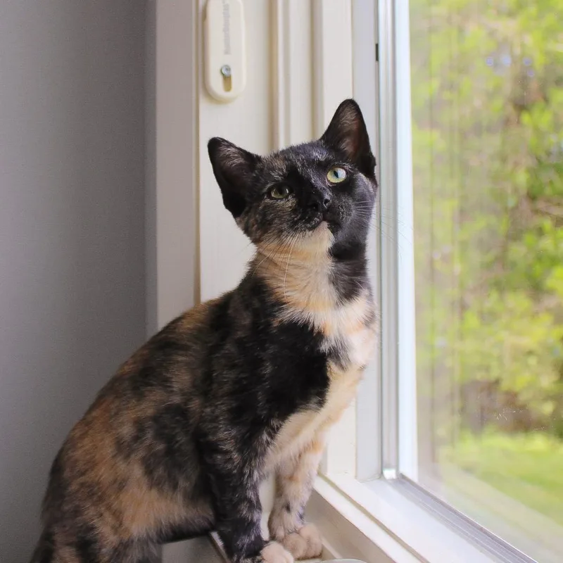A baby medium-sized female Tortoiseshell cat named Gypsy for adoption in Wayne, NJ