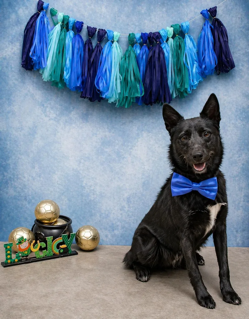 A young medium-sized male Border Collie dog named Taz for adoption in Dallas, TX